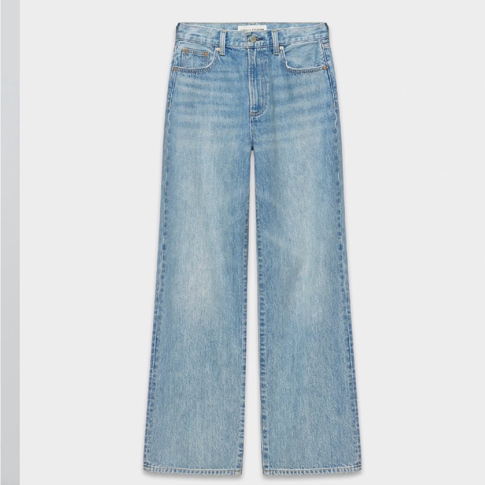 Denim Forum Light Blue High Rise Jeans